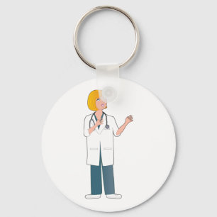 Porte-clés Docteur féminin