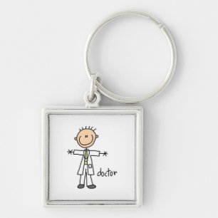 Porte-clés Docteur Stick Figure