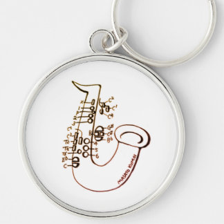 Porte-clés doigté saxophone