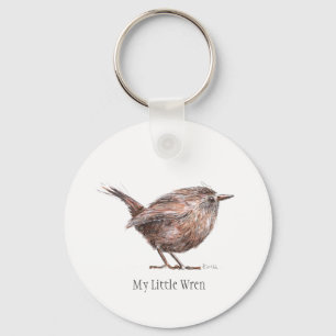 ` Porte-clés d'oiseau de mon petit roitelet'