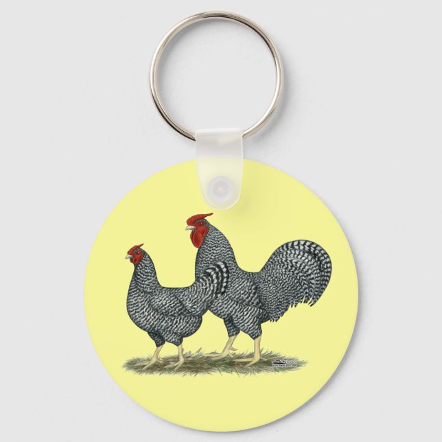 Porte-clés Dominique Chickens (Recto)