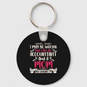 Porte-clés Don comptable Accoutant Et Maman