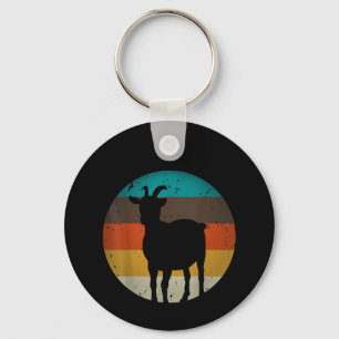 Porte-clés Don de chèvre Vintage Rétro Funny Dairy Farmer Ani