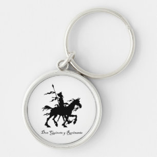 Porte-clés Don don Quichotte y Rocinante