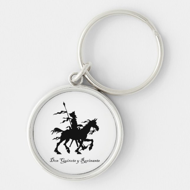 Porte-clés Don don Quichotte y Rocinante (Devant)