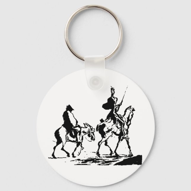Porte-clés Don Quichotte et Sancho Panza (Recto)