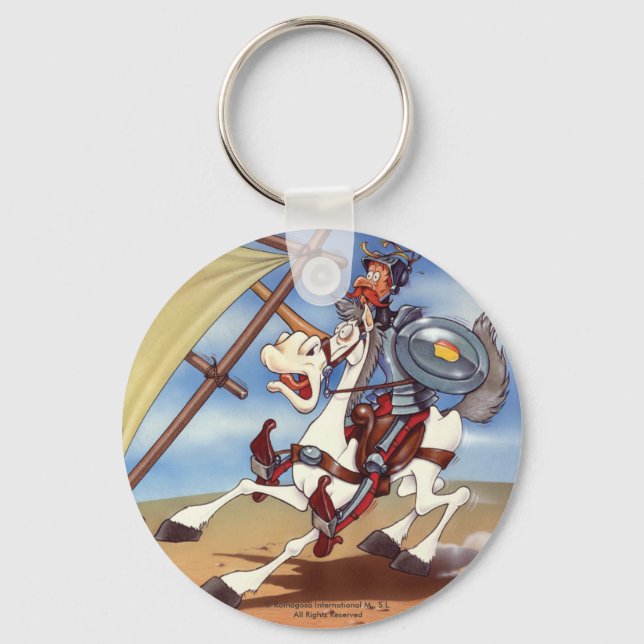 Porte-clés DON QUIXOTE - PORTE - CLÉ - Lavero IVe Centenaire (Recto)