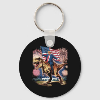 Porte-clés Donald Président T Rex Dinosaure Maison Blanche