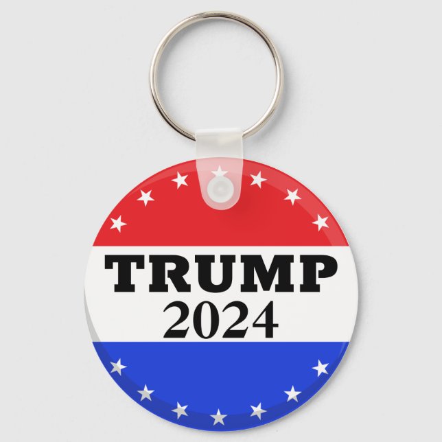 Porte-clés Donald Trump 2024 - Trump à la présidence (Recto)