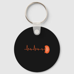 Porte-clés Donateur - Ekg Heartbeat Organ Kidney Disease Awar