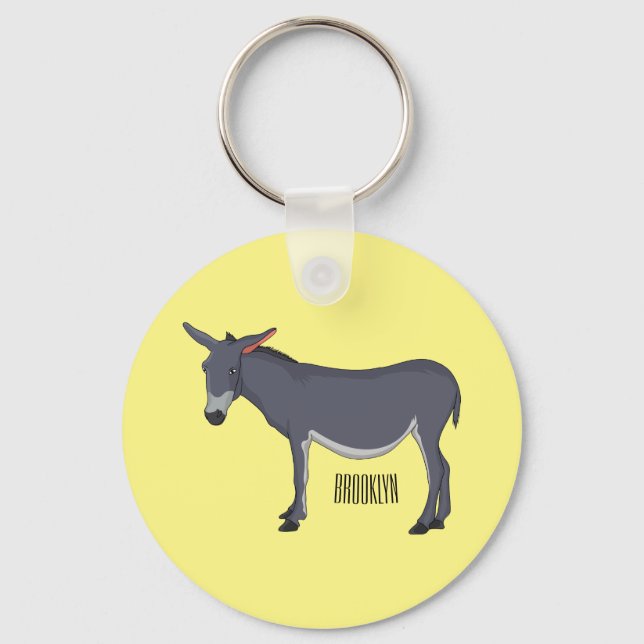 Porte-clés Donkey cartoon (Recto)