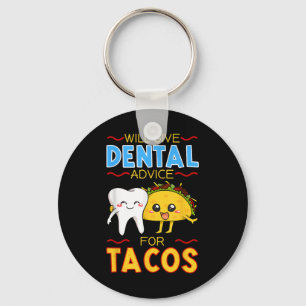Porte-clés Donnera Des Conseils Dentaires À Tacos Dentiste Ci