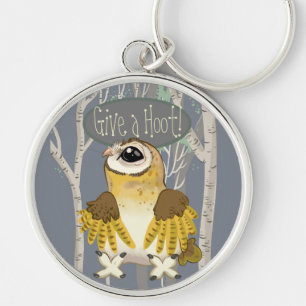 Porte-clés Donnez un coup de pied ! Barn Owl