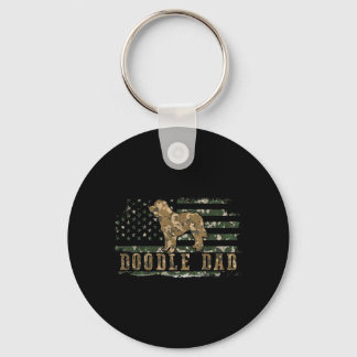 Porte-clés Doodle Papa Camo Drapeau Américain Camouflage USA