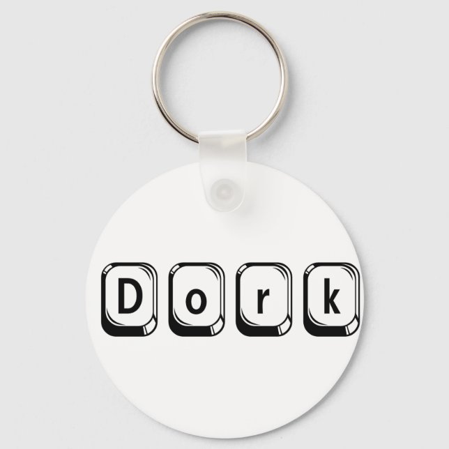 Porte-clés dork avec touches (Recto)