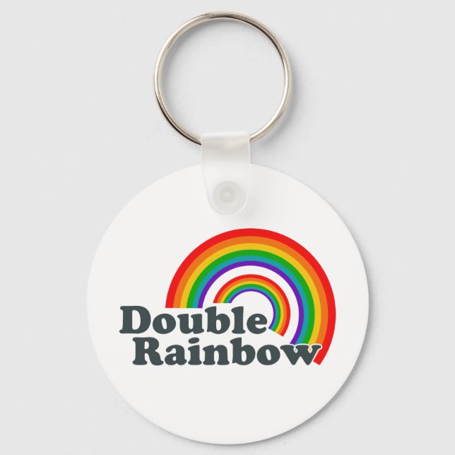 Porte-clés Double arc-en-ciel (Accessoires) (Recto)