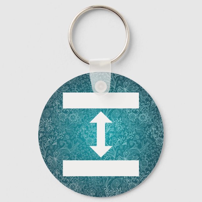 Porte-clés Double côté minimal (Recto)