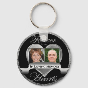 Porte-clés Double Photo Memorial dans le Porte - clé de mémoi