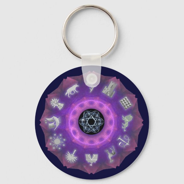 Porte-clés Douze tribus (Recto)