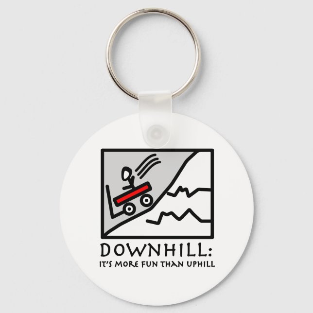 Porte-clés Downhill Thrill Wagon (Recto)