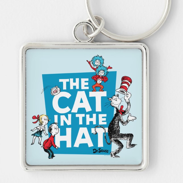 Porte-clés Dr. Seuss | Logo du Chat dans le Chapeau - Personn (Devant)