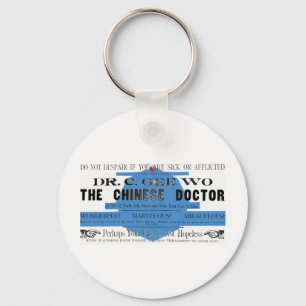 Porte-clés Dr Wo Le Docteur Chinois Vintage Ad