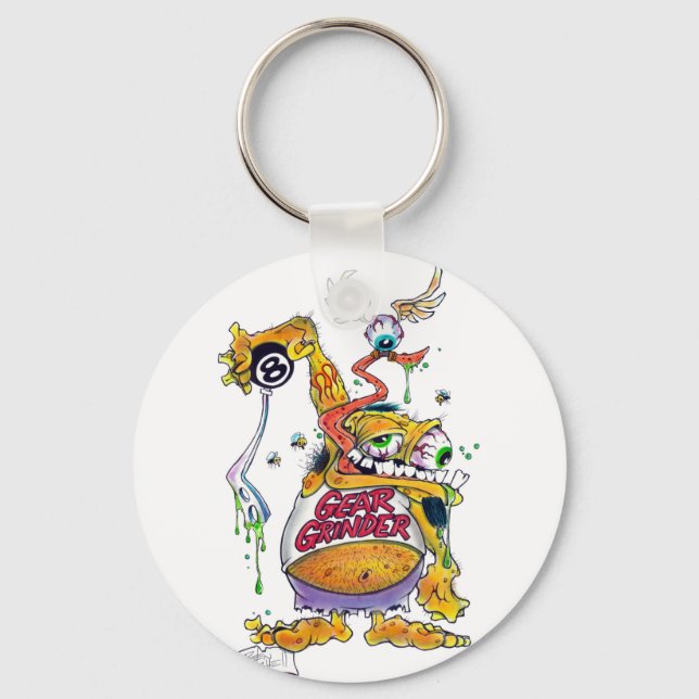 Porte-clés Drag Daddy présente Gear Grinder 9000 (Recto)
