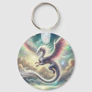 Porte-clés Dragon blanc