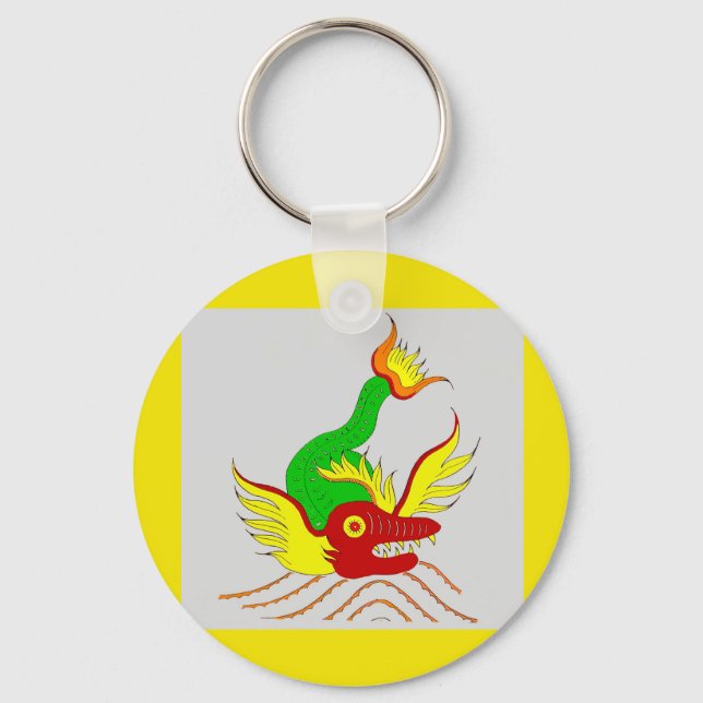 Porte-clés dragon effrayant (Recto)