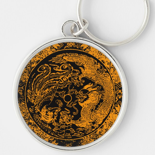 Porte-clés Dragon et Porte - clé Phoenix (Devant)