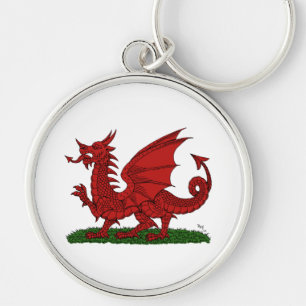 Porte-clés Dragon rouge du Pays de Galles