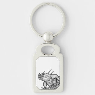 Porte-clés Dragon sur le rocher