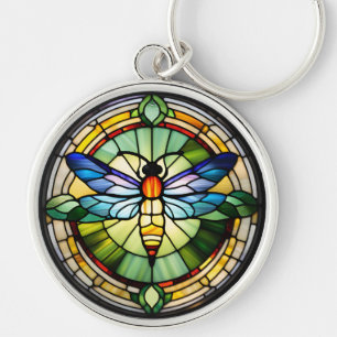 Porte-clés Dragonfly en verre