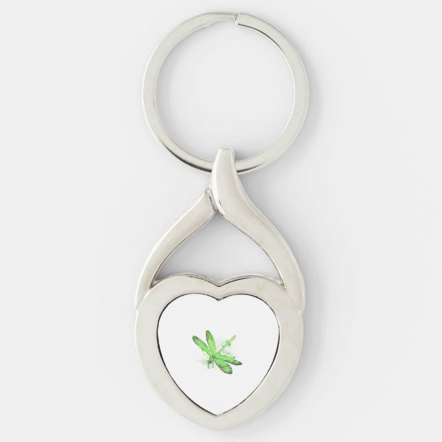 Porte-clés Dragonfly vert (Devant)
