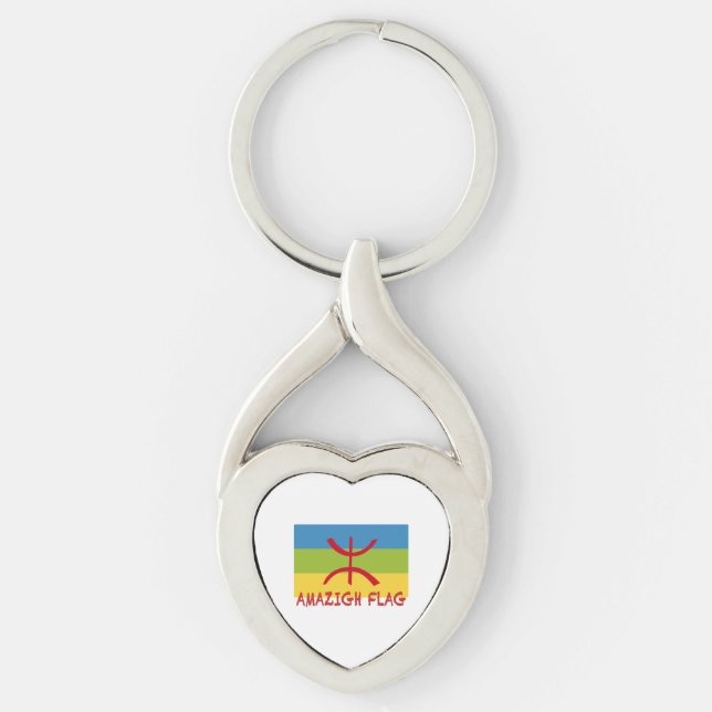 Porte-clés Drapeau Amazigh - Drapeau Amazigh Drapeau (Devant)