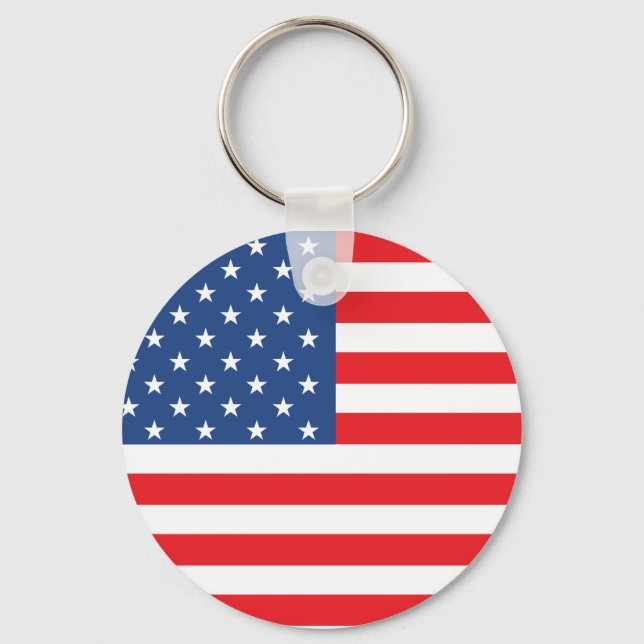 Porte-clés Drapeau américain (Recto)
