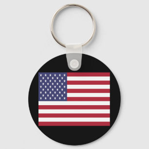 Porte-clés drapeau américain