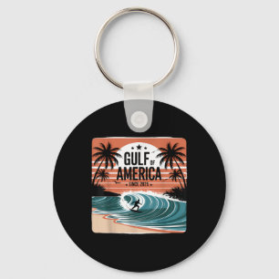 Porte-clés Drapeau Américain G 2025 Du Golfe Des Etats-Unis E