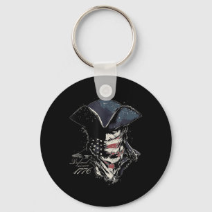 Porte-clés Drapeau américain vintage Retro Patriot Defiant de
