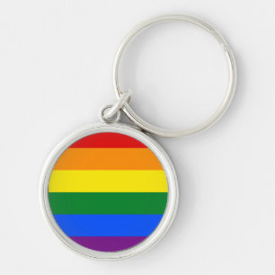 Porte-clés Drapeau arc-en-ciel LGBT