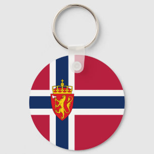 Porte-clés Drapeau/Armoiries de Norvège