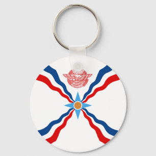 Porte-clés Drapeau assyrien Porte - clés & Lanyards