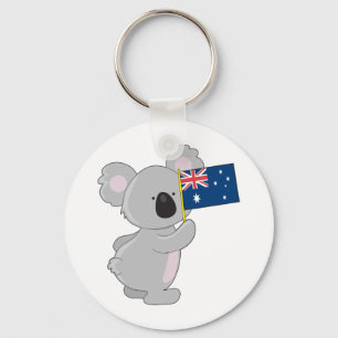 Porte-clés Drapeau australien de Koala