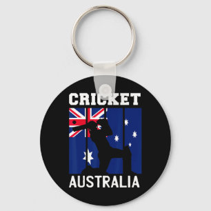 Porte-clés Drapeau australien Fans de cricket Joueur Entraîne
