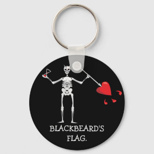 Porte-clés Drapeau Barbe Noire DU CAPITAINE MAYFLOWER