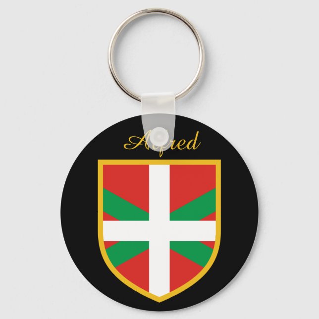 Porte-clés Drapeau basque (Recto)