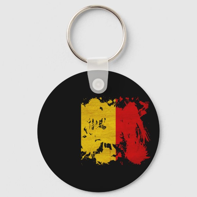 Porte-clés Drapeau Belgique (Recto)