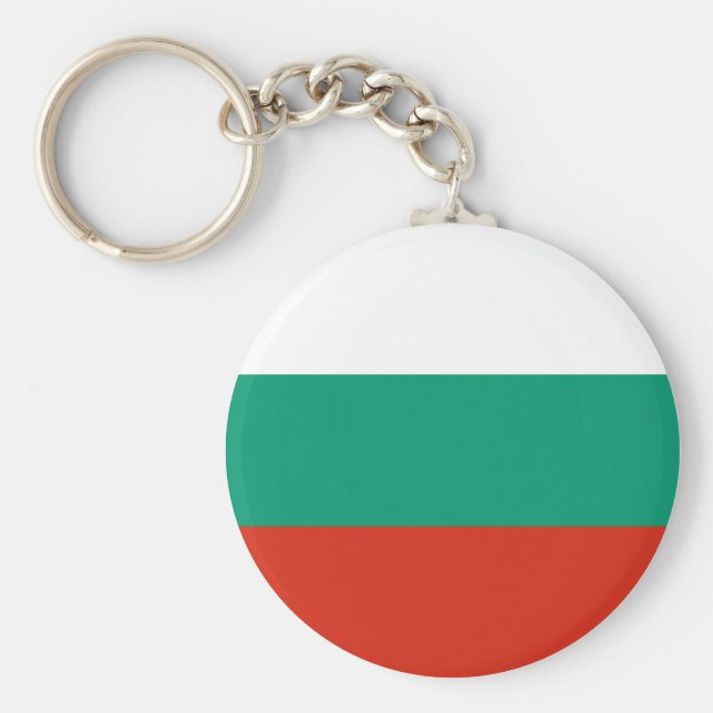 Porte-clés Drapeau Bulgarie (Devant)