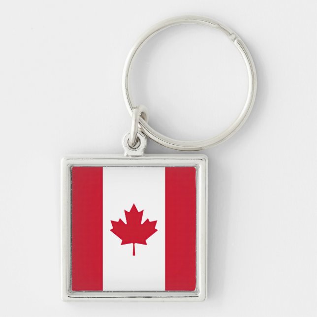 Porte-clés Drapeau Canada (Devant)
