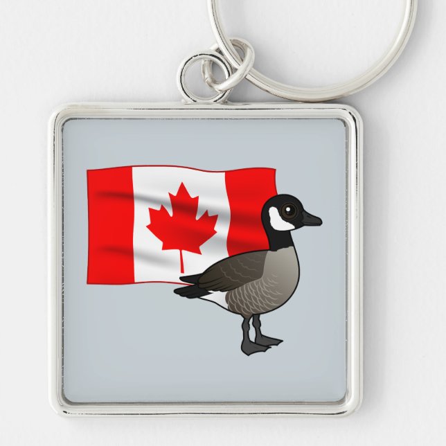 Porte-clés Drapeau canadien (Devant)